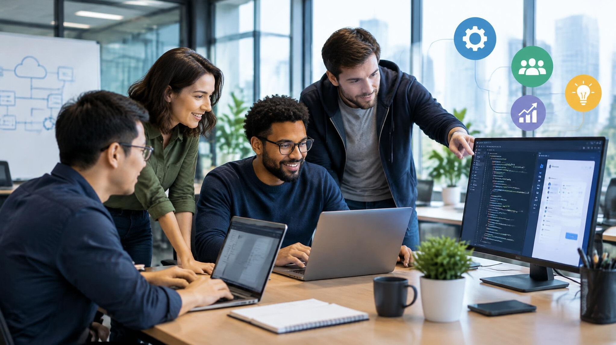 corporate programming team
