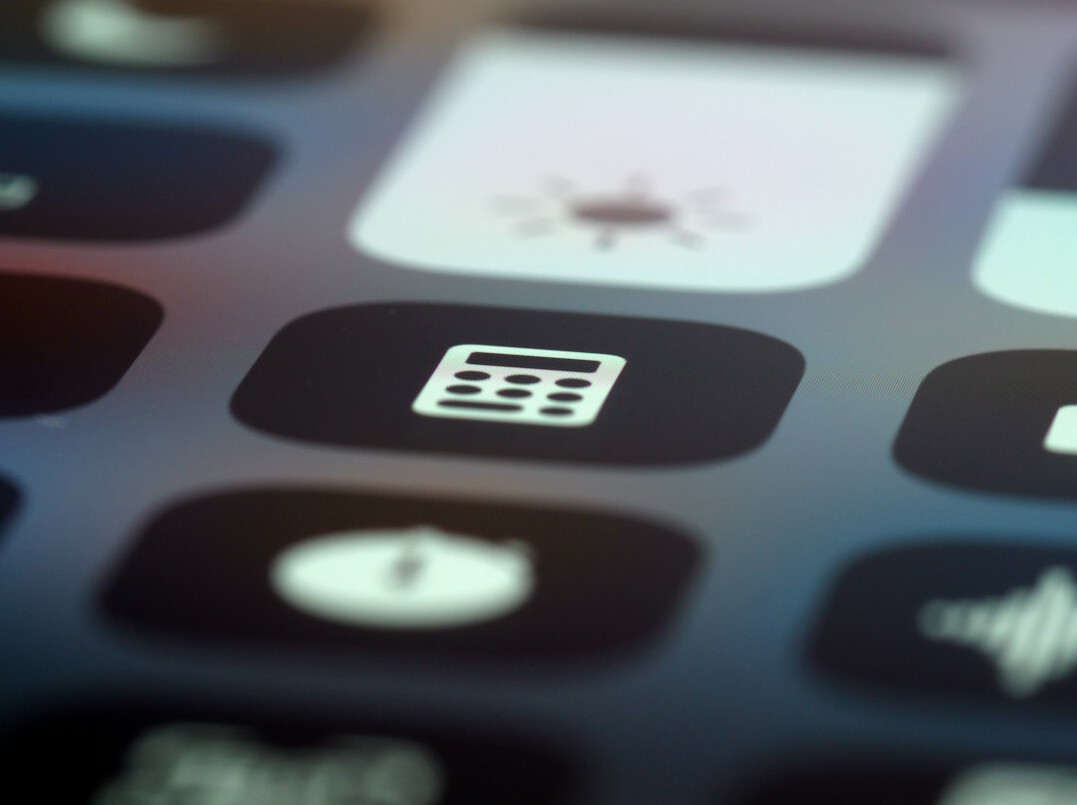 futuristic business app interface