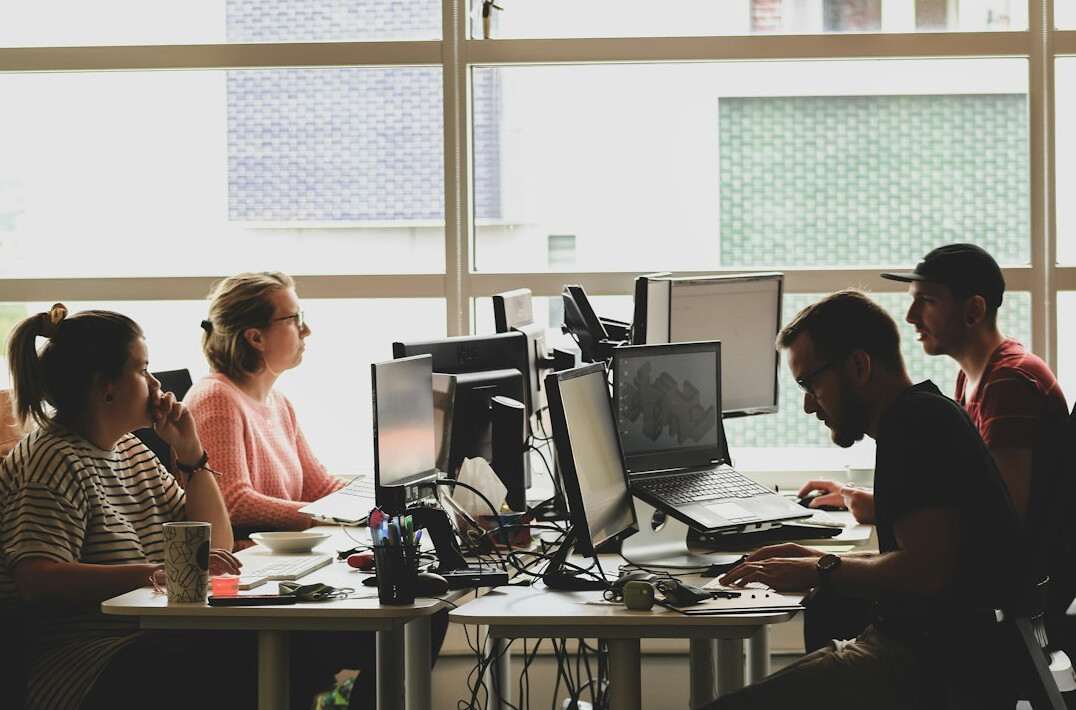 developers working on microservices